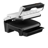 Gratar electric Tefal OptiGrill Elite GC750D30, 12 programe, 30x20 cm, termostat reglabil, Negru/Inox