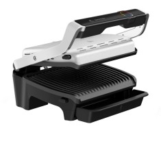 Gratar electric Tefal OptiGrill Elite GC750D30, 12 programe, 30x20 cm, termostat reglabil, Negru/Inox