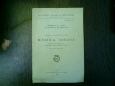Problemi attuali di scienza e di cultura Colloquio italo-rumeno sul tema: Romania romana quaderno n.207 foto