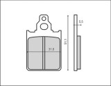 Set placute frana FT3025 &ndash; Cagiva Prima 50-80cc - Italjet Formula 50-125cc &ndash; Piaggio Quartz &ndash; Skipper 50-125cc &ndash; Vespa PX 125-200cc