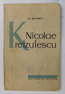 NICOLAE KRETZULESCU de G. BARBU , 1964 foto
