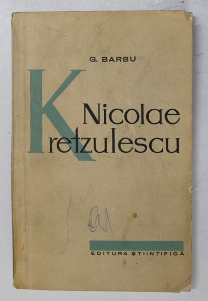 NICOLAE KRETZULESCU de G. BARBU , 1964