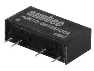 Convertor DC/DC 1W 5V la 15V 70mA SIP7 foto