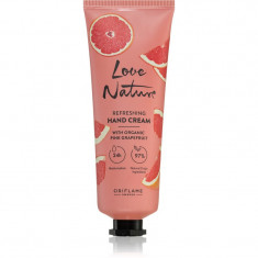 Oriflame Love Nature Organic Pink Grapefruit crema de maini hidratanta 75 ml