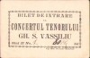 HST A55 Bilet intrare concert tenor Gh S Vassiliu