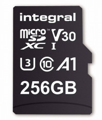 Card de memorie Integral 90V30 256GB Micro SDXC Clasa 10 UHS-I U3 + Adaptor SD foto