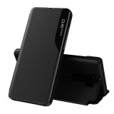 Husa Xiaomi Redmi Note 8 Pro Eco Leather View flip tip carte, negru