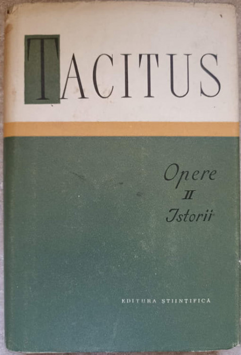 OPERE II ISTORII-P. CORNELIUS TACITUS