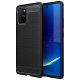 Husa TPU OEM Carbon pentru Samsung Galaxy S10 Lite G770, Neagra