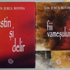 FIII VAMESULUI / DESTIN SI DELIR de ION JURCA ROVINA , TEATRU , VOLUMELE I - II , 2020 , DEDICATIE *