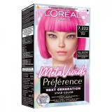 Vopsea de par semi-permanenta Preference MetaVivids 7.222 Meta Pink, 154ml, L&#039;Oreal Paris
