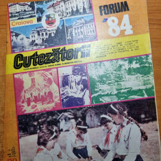 revista cutezatorii - 19 iulie 1984 - art. si foto craiova