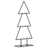 Cumpara ieftin Brad de Craciun din metal pentru decor, negru, 60 cm