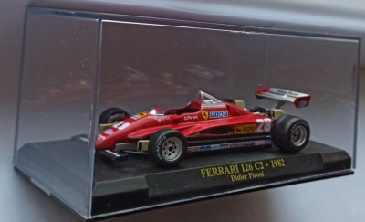 Macheta Ferrari 126 C2 Didier Pironi Formula 1 1982 - IXO/Altaya 1/43 F1 foto