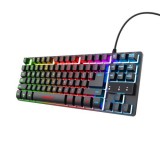TRUST GXT833 THADO TKL KEYBOARD US &quot;23698&quot; (timbru verde 0.8 lei)