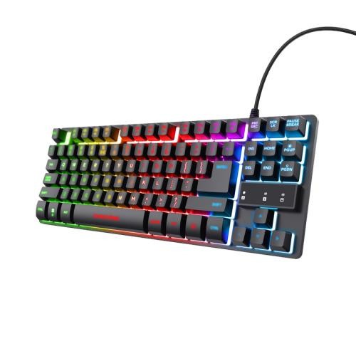 TRUST GXT833 THADO TKL KEYBOARD US &amp;quot;23698&amp;quot; (timbru verde 0.8 lei)