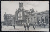 Carte postala, Liege, La Gare de Lengdos, perioada interbelica