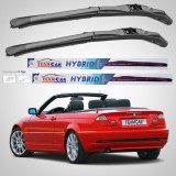 Cumpara ieftin Ștergătoare BMW Seria 3 E46 Cabrio (1999&ndash;2006) Hibrid | Set Față &ndash; TeamCar&reg;
