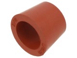 Manşon cauciuc roşu pentru cabluri &Oslash;18mm, temperatură -20...200&deg;C
