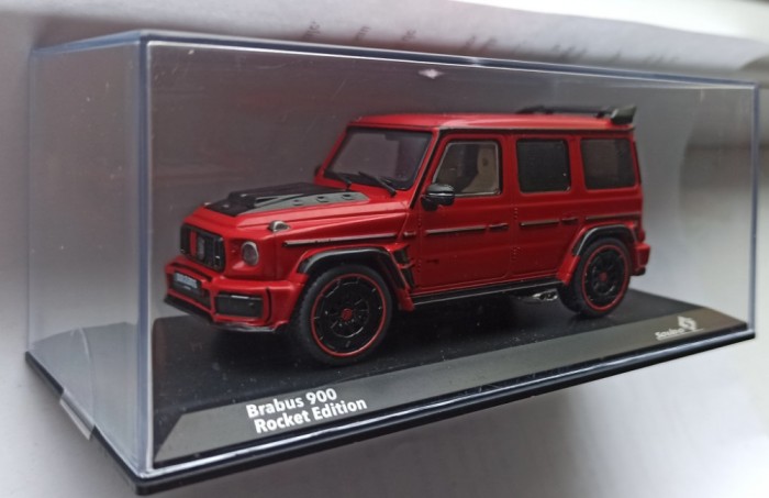 Macheta Mercedes G-Class Brabus 900 Rocket Edition 2021 rosu - Solido 1/43