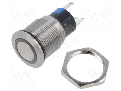 Comutator anti-vandalism DECA SwitchLab Inc. 2 poziții SPDT IP67 verde LED foto