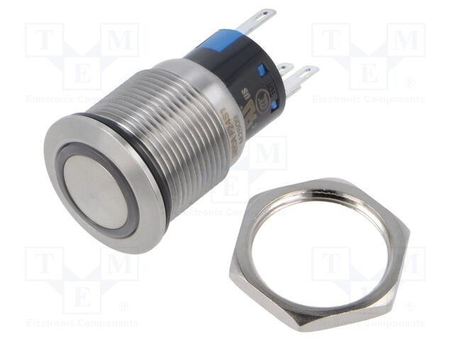 Comutator anti-vandalism DECA SwitchLab Inc. 2 poziții SPDT IP67 verde LED