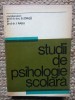 Studii de psihologie scolara &ndash; B. Zorgo, I. Radu