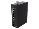 Switch Ethernet Neadministrabil 7 Porturi 24-57VDC