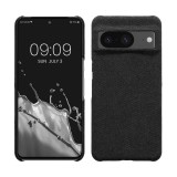 Husa Kwmobile pentru Google Pixel 8, Gri inchis, Textil, KWM000020JB001C, Carcasa