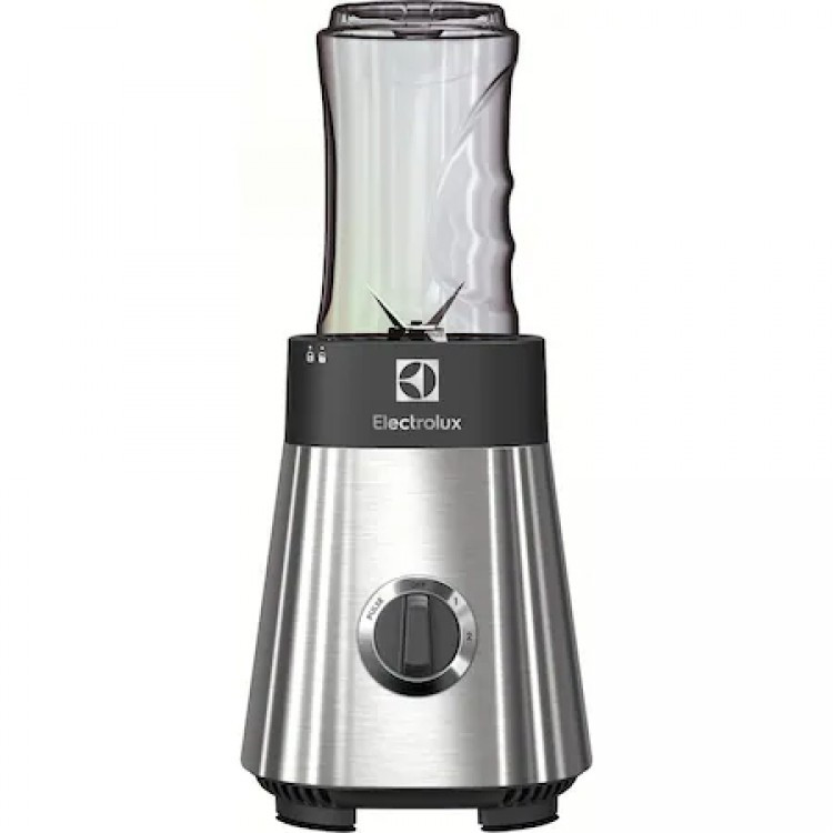 Blender Electrolux ESB2900, putere 400 W, 1 cana cu element racire, 2  sticle 300 ml incluse, accesoriu macinat cafea, inox | arhiva Okazii.ro