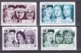 Tuvalu 1992 Columb 500 ani desc. Americii MI 615-618 MNH