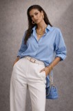 Camasa dama bleu din bumbac
