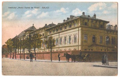 SV * Galati INSTITUTUL &amp;quot;NOTRE DAME DE SION&amp;quot; * 1929 foto