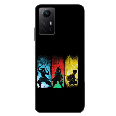 Husa compatibila cu Xiaomi Redmi Note 12s Silicon Gel Tpu Model Demon Slayer Team foto