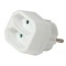 PRELUNGITOR LOGILINK, Euro skt x 2, conectare prin Schuko (T), 16A, fara protectie, alb, &quot;LPS218&quot; (timbru verde 0.18 lei)
