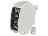 Bloc de Distribuție 25mm&sup2; 4 Borne TS35