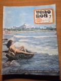 revista veac nou iulie 1984 - inaugurarea lucrarilor de constructie a casei republicii