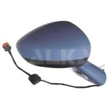 Oglinda exterioara Citroen C5 (Rd/Td) 01.2008- partea stanga Best Auto Vest albastra convex carcasa prevopsita grunduita reglare electrica cu incalzi