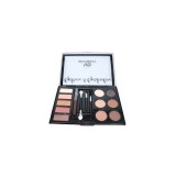 Kit fard sprancene si fard de ochi, Makeup, pensule incluse