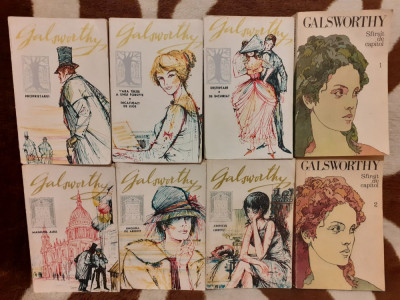 FORSYTE SAGA/COMEDIA MODERNA/SFARSIT DE CAPITOL-JOHN GALSWORTHY EDITIE INTEGRALA foto