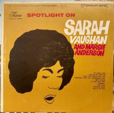 Vinil Sarah Vaughan And Margie Anderson &amp;lrm;&amp;ndash; Spotlight (VG+) foto