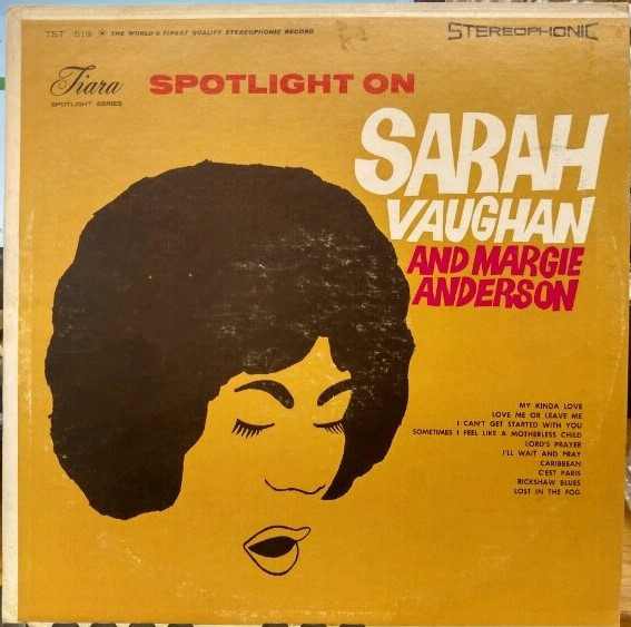 Vinil Sarah Vaughan And Margie Anderson &lrm;&ndash; Spotlight (VG+)