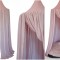 Baldachin de tavan roz prafuit diametru 75 cm