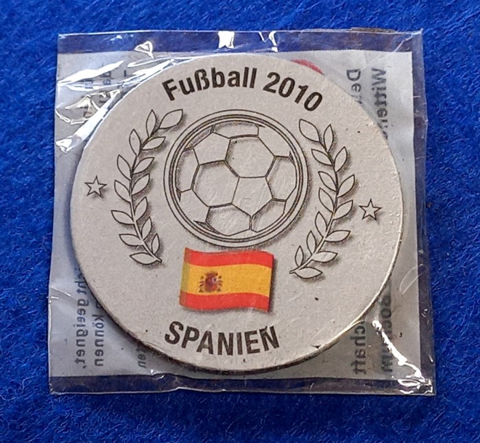 Magnet frigider-fotbal - SPANIA (Campionatul Mondial 2010)