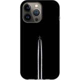 Husa compatibila cu Apple iPhone 13 Pro model Airplane, Silicon, TPU, Viceversa, Transparent, Carcasa