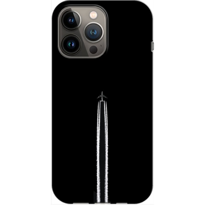 Husa compatibila cu Apple iPhone 13 Pro model Airplane, Silicon, TPU, Viceversa