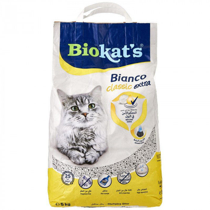 Biokat&rsquo;s Bianco EXTRA litieră clasică 5 kg