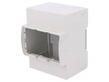 Carcasă pentru șină DIN, 90x71x62mm, gri, 4 module