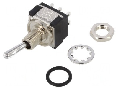 Comutator Basculant DPDT ON-ON 6A/125VAC 6A/6VDC MTE foto