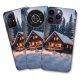 Husa Apple iPhone 11 Silicon Gel Tpu Model Peisaj Iarna Cabana